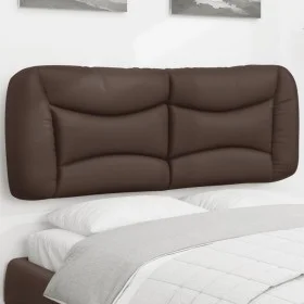 Cabecero de cama acolchado cuero sintético marrón 120 cm de , Cabeceros y pies de cama - Ref: Foro24-374570, Precio: 49,01 €,...