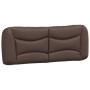 Cabecero de cama acolchado cuero sintético marrón 120 cm de , Cabeceros y pies de cama - Ref: Foro24-374570, Precio: 49,45 €,...