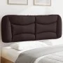 Cabecero de cama acolchado tela marrón oscuro 140 cm de , Cabeceros y pies de cama - Ref: Foro24-374579, Precio: 76,69 €, Des...