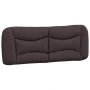 Cabecero de cama acolchado tela marrón oscuro 140 cm de , Cabeceros y pies de cama - Ref: Foro24-374579, Precio: 76,69 €, Des...
