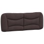 Cabecero de cama acolchado tela marrón oscuro 140 cm de , Cabeceros y pies de cama - Ref: Foro24-374579, Precio: 77,55 €, Des...