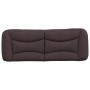 Cabecero de cama acolchado tela marrón oscuro 140 cm de , Cabeceros y pies de cama - Ref: Foro24-374579, Precio: 77,55 €, Des...