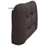 Cabecero de cama acolchado tela marrón oscuro 140 cm de , Cabeceros y pies de cama - Ref: Foro24-374579, Precio: 77,55 €, Des...