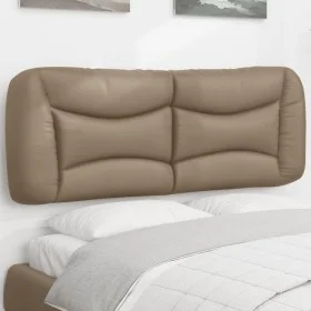 Cabecero de cama acolchado cuero sintético capuchino 140 cm de , Cabeceros y pies de cama - Ref: Foro24-374587, Precio: 81,69...