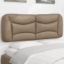 Cabecero de cama acolchado cuero sintético capuchino 140 cm de , Cabeceros y pies de cama - Ref: Foro24-374587, Precio: 82,90...
