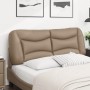 Cabecero de cama acolchado cuero sintético capuchino 140 cm de , Cabeceros y pies de cama - Ref: Foro24-374587, Precio: 82,90...