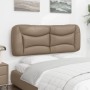 Cabecero de cama acolchado cuero sintético capuchino 140 cm de , Cabeceros y pies de cama - Ref: Foro24-374587, Precio: 82,90...