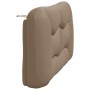 Cabecero de cama acolchado cuero sintético capuchino 140 cm de , Cabeceros y pies de cama - Ref: Foro24-374587, Precio: 82,90...
