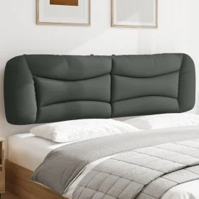 Cabecero de cama acolchado tela gris oscuro 180 cm de , Cabeceros y pies de cama - Ref: Foro24-374601, Precio: 60,78 €, Descu...