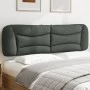 Padded headboard dark gray fabric 180 cm by , Headboards and footboards - Ref: Foro24-374601, Price: 60,78 €, Discount: %