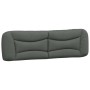 Cabecero de cama acolchado tela gris oscuro 180 cm de , Cabeceros y pies de cama - Ref: Foro24-374601, Precio: 67,48 €, Descu...