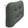 Padded headboard dark gray fabric 180 cm by , Headboards and footboards - Ref: Foro24-374601, Price: 60,78 €, Discount: %