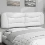 Weißes gepolstertes Bettkopfteil aus Kunstleder, 180 cm von , Kopf- und Fußteile - Ref: Foro24-374608, Preis: 77,97 €, Rabatt: %