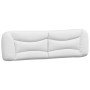 Cabecero de cama acolchado cuero sintético blanco 180 cm de , Cabeceros y pies de cama - Ref: Foro24-374608, Precio: 79,29 €,...