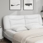 Cabecero de cama acolchado cuero sintético blanco 180 cm de , Cabeceros y pies de cama - Ref: Foro24-374608, Precio: 79,29 €,...