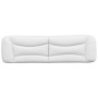 Cabecero de cama acolchado cuero sintético blanco 180 cm de , Cabeceros y pies de cama - Ref: Foro24-374608, Precio: 79,29 €,...