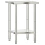Mesa de trabajo de cocina acero inoxidable 55x55x85 cm de , Restauración - Ref: Foro24-376453, Precio: 118,65 €, Descuento: %