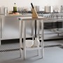 Mesa de trabajo de cocina acero inoxidable 55x55x85 cm de , Restauración - Ref: Foro24-376453, Precio: 118,65 €, Descuento: %