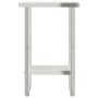 Mesa de trabajo de cocina acero inoxidable 55x55x85 cm de , Restauración - Ref: Foro24-376453, Precio: 118,65 €, Descuento: %