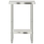 Mesa de trabajo de cocina acero inoxidable 55x55x85 cm de , Restauración - Ref: Foro24-376453, Precio: 118,65 €, Descuento: %