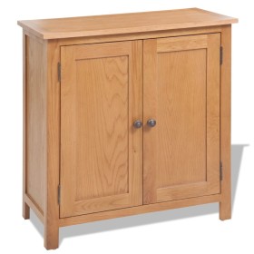 Aparador de madera maciza de roble 70x35x75 cm de , Aparadores - Ref: Foro24-243933, Precio: 184,31 €, Descuento: %