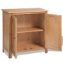 Aparador de madera maciza de roble 70x35x75 cm de , Aparadores - Ref: Foro24-243933, Precio: 184,31 €, Descuento: %