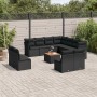 Set de sofás de jardín 12 piezas cojines ratán sintético negro de , Conjuntos de jardín - Ref: Foro24-3223703, Precio: 716,39...