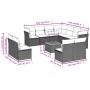 Set de sofás de jardín 12 pzas con cojines ratán sintético gris de , Conjuntos de jardín - Ref: Foro24-3223708, Precio: 664,3...
