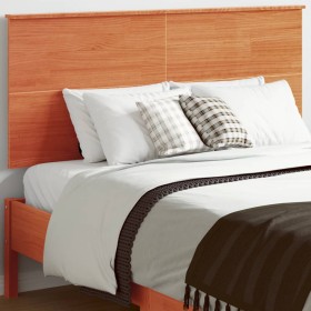 Cabecero de cama madera maciza de pino marrón cera 120 cm de , Cabeceros y pies de cama - Ref: Foro24-844372, Precio: 47,31 €...