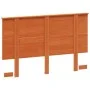 Bettkopfteil aus massivem, wachsbraunem Kiefernholz, 120 cm von , Kopf- und Fußteile - Ref: Foro24-844372, Preis: 46,81 €, Ra...