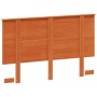 Cabecero de cama madera maciza de pino marrón cera 120 cm de , Cabeceros y pies de cama - Ref: Foro24-844372, Precio: 47,31 €...