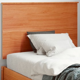 Cabecero de cama madera maciza de pino marrón cera 90 cm de , Cabeceros y pies de cama - Ref: Foro24-844370, Precio: 34,35 €,...
