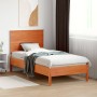 Cabecero de cama madera maciza de pino marrón cera 90 cm de , Cabeceros y pies de cama - Ref: Foro24-844370, Precio: 34,35 €,...