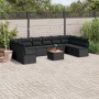 Set de sofás de jardín 11 pzas y cojines ratán sintético negro de , Conjuntos de jardín - Ref: Foro24-3223794, Precio: 628,50...