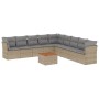 Juego de sofás jardín con cojines beige 10 pzas ratán sintético de , Conjuntos de jardín - Ref: Foro24-3223693, Precio: 604,7...