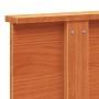 Cabecero de cama madera maciza de pino marrón cera 135 cm de , Cabeceros y pies de cama - Ref: Foro24-844373, Precio: 45,24 €...