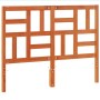 Cabecero de cama madera maciza de pino marrón cera 150 cm de , Cabeceros y pies de cama - Ref: Foro24-844262, Precio: 47,03 €...