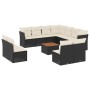 Set de sofás de jardín 12 piezas cojines ratán sintético negro de , Conjuntos de jardín - Ref: Foro24-3223704, Precio: 614,49...