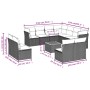 Set de sofás de jardín 12 pzas y cojines ratán sintético marrón de , Conjuntos de jardín - Ref: Foro24-3223706, Precio: 723,7...