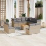 Set de sofás de jardín 12 pzas y cojines ratán sintético marrón de , Conjuntos de jardín - Ref: Foro24-3223707, Precio: 655,1...