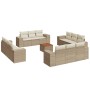 Set sofás de jardín con cojines 13 pzas ratán sintético beige de , Conjuntos de jardín - Ref: Foro24-3225379, Precio: 1,00 €,...