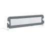 Barandilla de seguridad cama de niño poliéster gris 120x42 cm de vidaXL, Barandillas de seguridad - Ref: Foro24-10176, Precio...