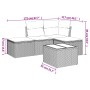 Set de muebles de jardín 5 pzas y cojines ratán sintético negro de , Conjuntos de jardín - Ref: Foro24-3249324, Precio: 296,0...