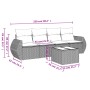 Set de muebles de jardín 5 pzas y cojines ratán sintético negro de , Conjuntos de jardín - Ref: Foro24-3253422, Precio: 335,7...
