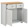 Aparador gris 79x35x81 cm de , Aparadores - Ref: Foro24-283742, Precio: 109,11 €, Descuento: %