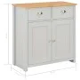 Aparador gris 79x35x81 cm de , Aparadores - Ref: Foro24-283742, Precio: 107,70 €, Descuento: %