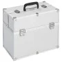 Estuche de maquillaje aluminio plateado 38x23x34 cm de vidaXL, Neceseres - Ref: Foro24-91832, Precio: 54,75 €, Descuento: %