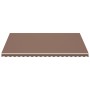 Tela de repuesto para toldo marrón 5x3,5 m de , Toldos - Ref: Foro24-311982, Precio: 105,19 €, Descuento: %