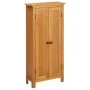 Armario de almacenaje de madera de roble maciza 50x22x110 cm de , Taquillas y armarios de almacenamiento - Ref: Foro24-329926...