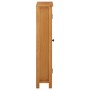 Armario de almacenaje de madera de roble maciza 50x22x110 cm de , Taquillas y armarios de almacenamiento - Ref: Foro24-329926...